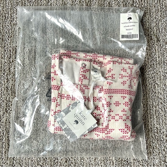 NWT Kate Quinn Long Bell Sleeve Ballerina Jumpsuit Size 18/24 Months - Picture 1 of 4